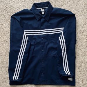 Adidas Men’s Essentials 3-Stripes Windbreaker